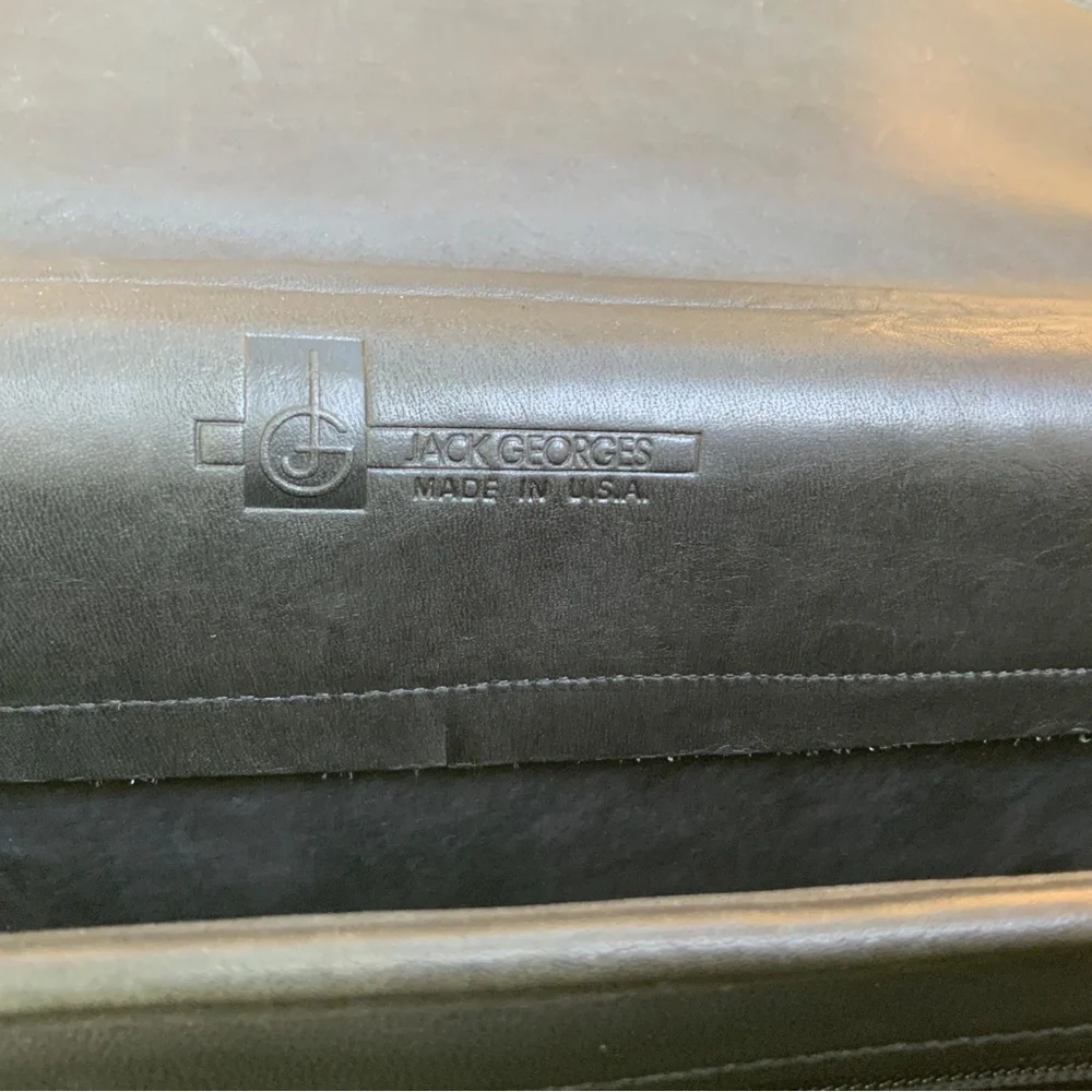 EUC, LUXURY QUALITY LEATHER ATTACHÉ. Jack Georges USA